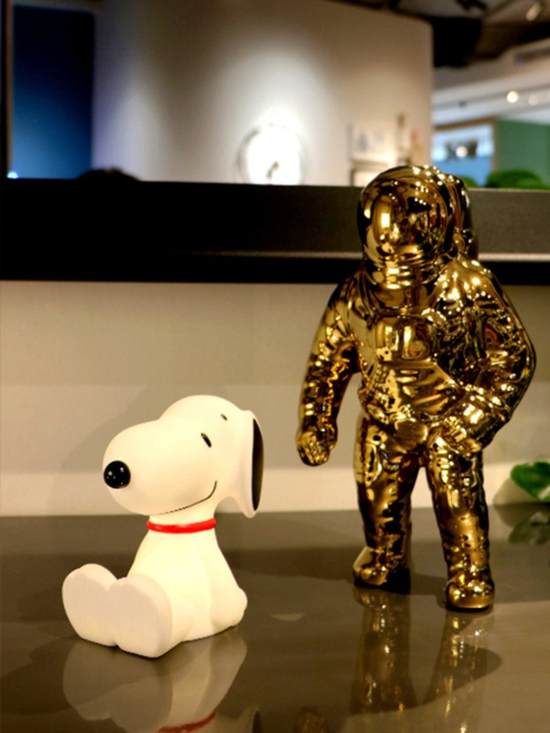 VIPO X Snoopy 小夜燈 - 13cm - 燈具/燈飾 - 塑膠 白色
