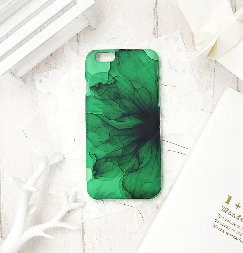 花脈-夏蔭-iPhone原創手機殼/保護套 - 手機殼/手機套 - 塑膠 綠色
