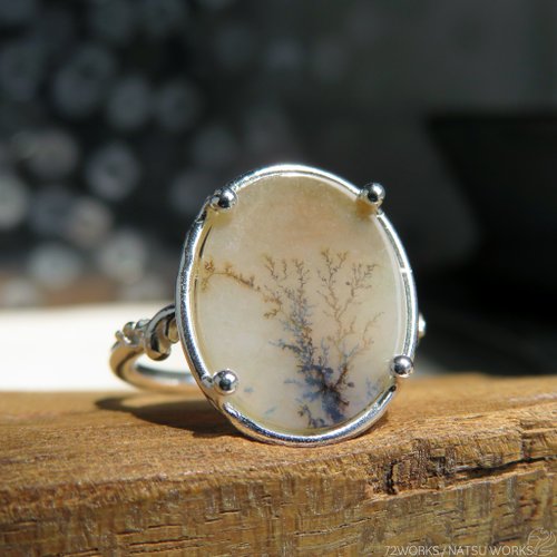NATSU WORKS デンドリティック アゲートリング / Dendritic Agate Ring 5a