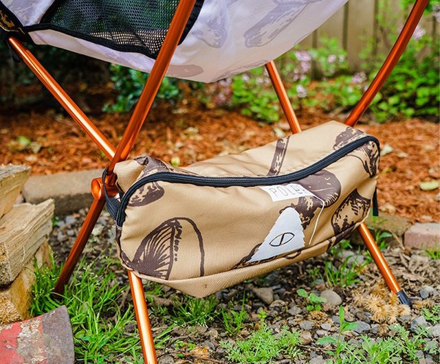 POLER STOWAWAY CHAIR lightweight storage folding chair Brown