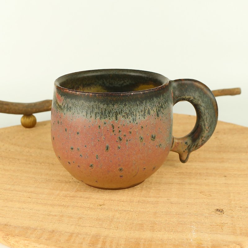 Ren Zhong Tao l Sun Zhongliang l Jun glazed mug - Mugs - Pottery Red