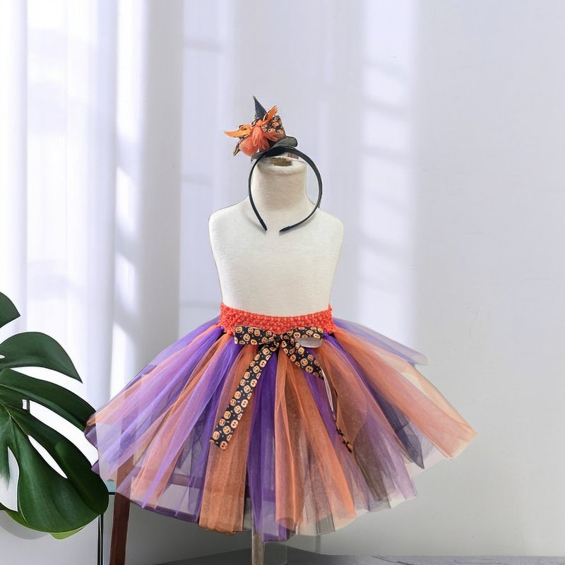 Halloween handmade tutu skirt - กระโปรง - วัสดุอื่นๆ 