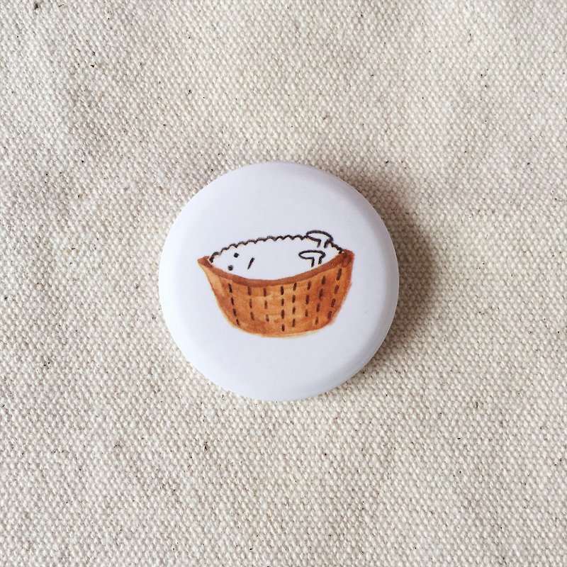 Inari Sushi / Pinback Button - Badges & Pins - Plastic 