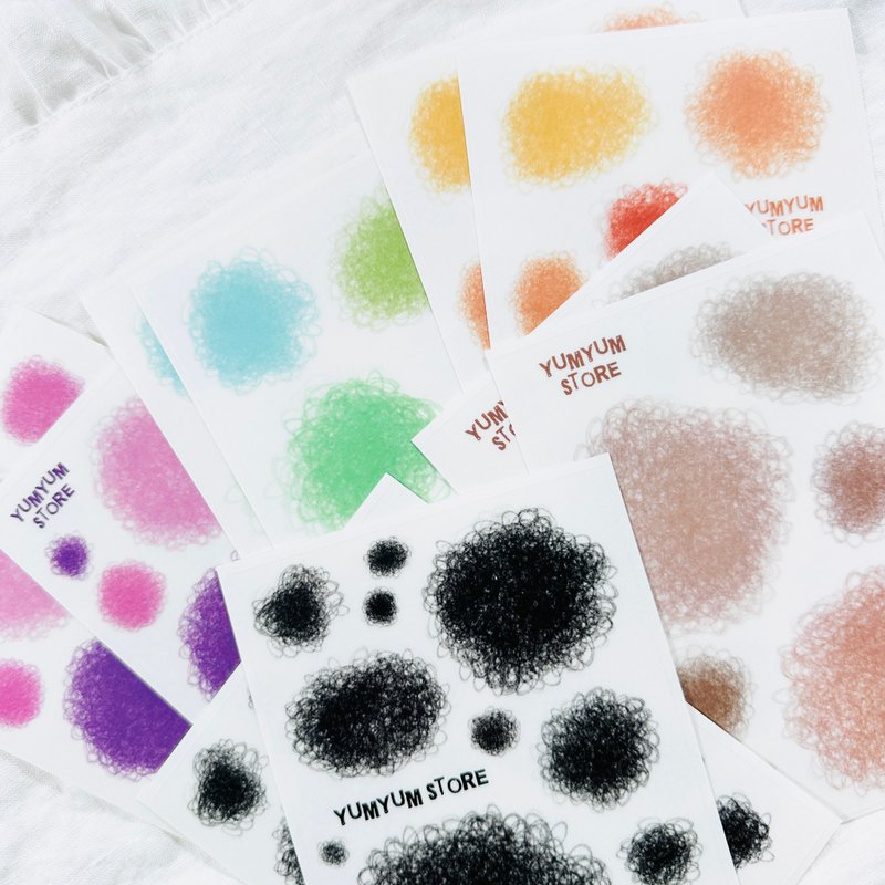 Crayon Pet Stickers - 貼紙 - 其他材質 