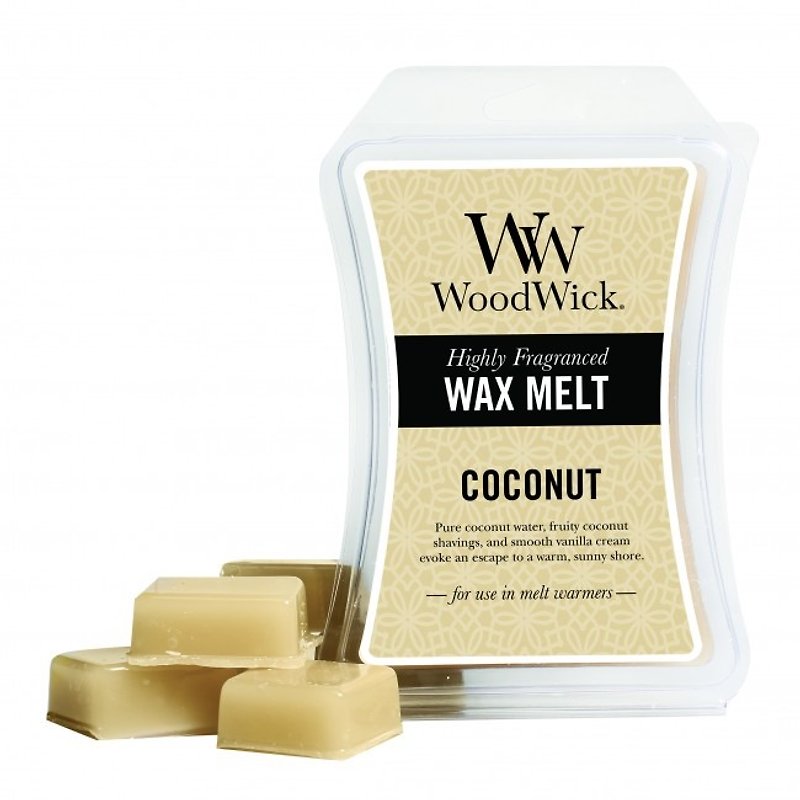 WoodWick Mini Wax Melts 3oz-coconut - Candles & Candle Holders - Paper Khaki