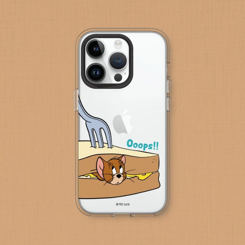 Clear透明手機殼∣湯姆貓與傑利鼠/傑利鼠夾心三明治 for iPhone - 手機配件 - 塑膠 透明