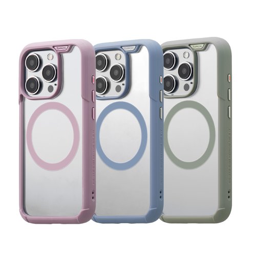 imos 康寧玻璃保護貼 imos iPhone15 系列 磁吸軍規防震保護殼 (3色)