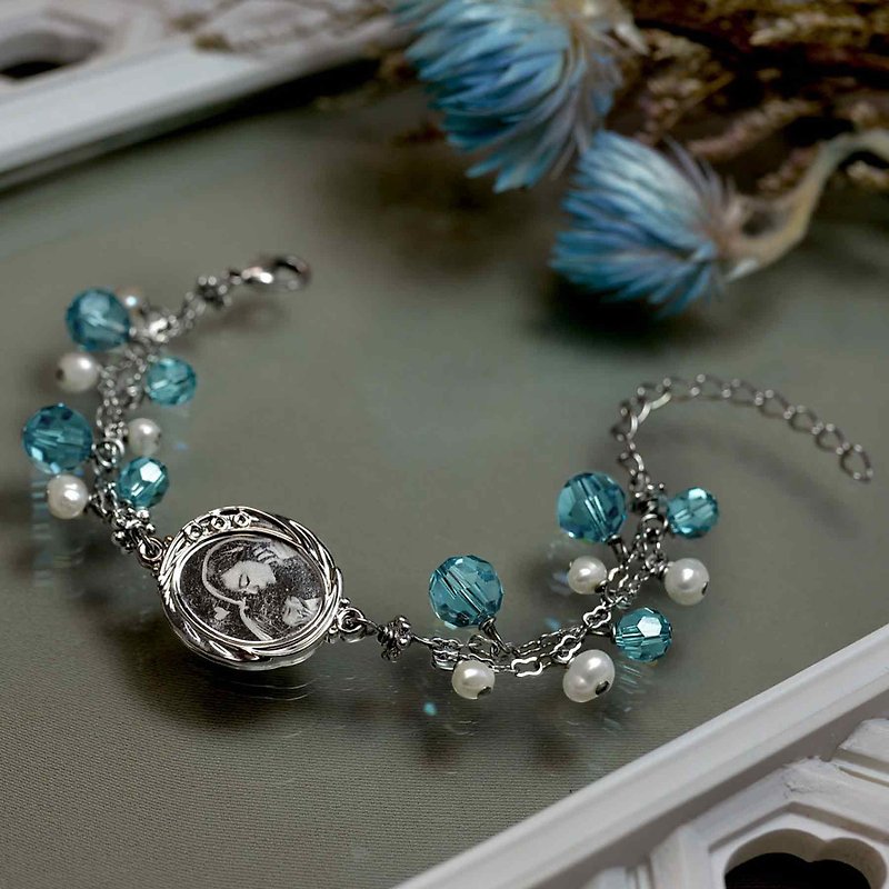 Listening to the sea bracelet | Memorial engraving | Customized | Gifts - Bracelets - Gemstone 