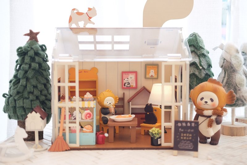 Planetbear Panpan's dream house Handmade Baby House scene toys - บอร์ดเกม - วัสดุอื่นๆ หลากหลายสี