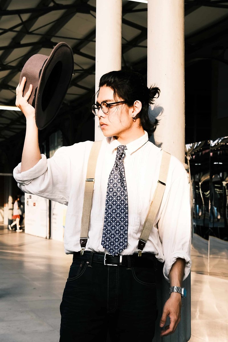 Tsubasa.Y│**Multiple styles available**Vintage Tie Suit Tie Gentleman Tie Boutique - เนคไท/ที่หนีบเนคไท - ไนลอน หลากหลายสี
