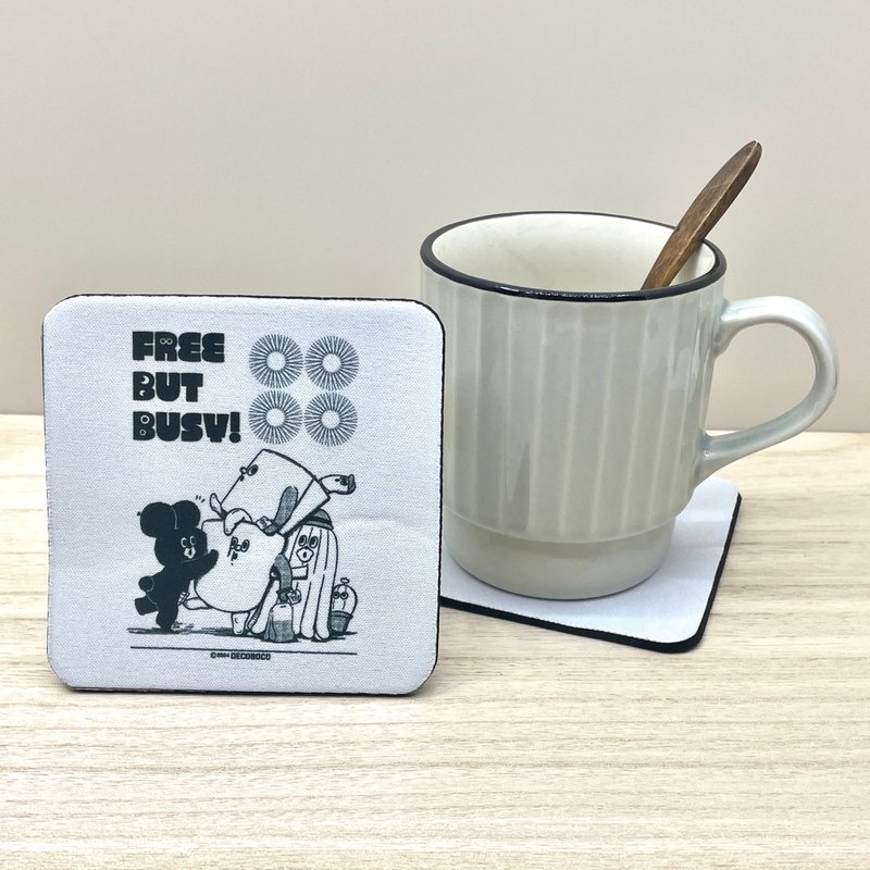 ソフトラバーコースター　待って待ってミスターマグカップ - 杯墊 - 橡膠 