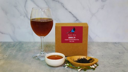 DLIC TEA 在地風味好茶 酒窨紅茶 散茶37.5克 臺灣酒茶 只有葡萄酒香無酒精的茶品的紅茶