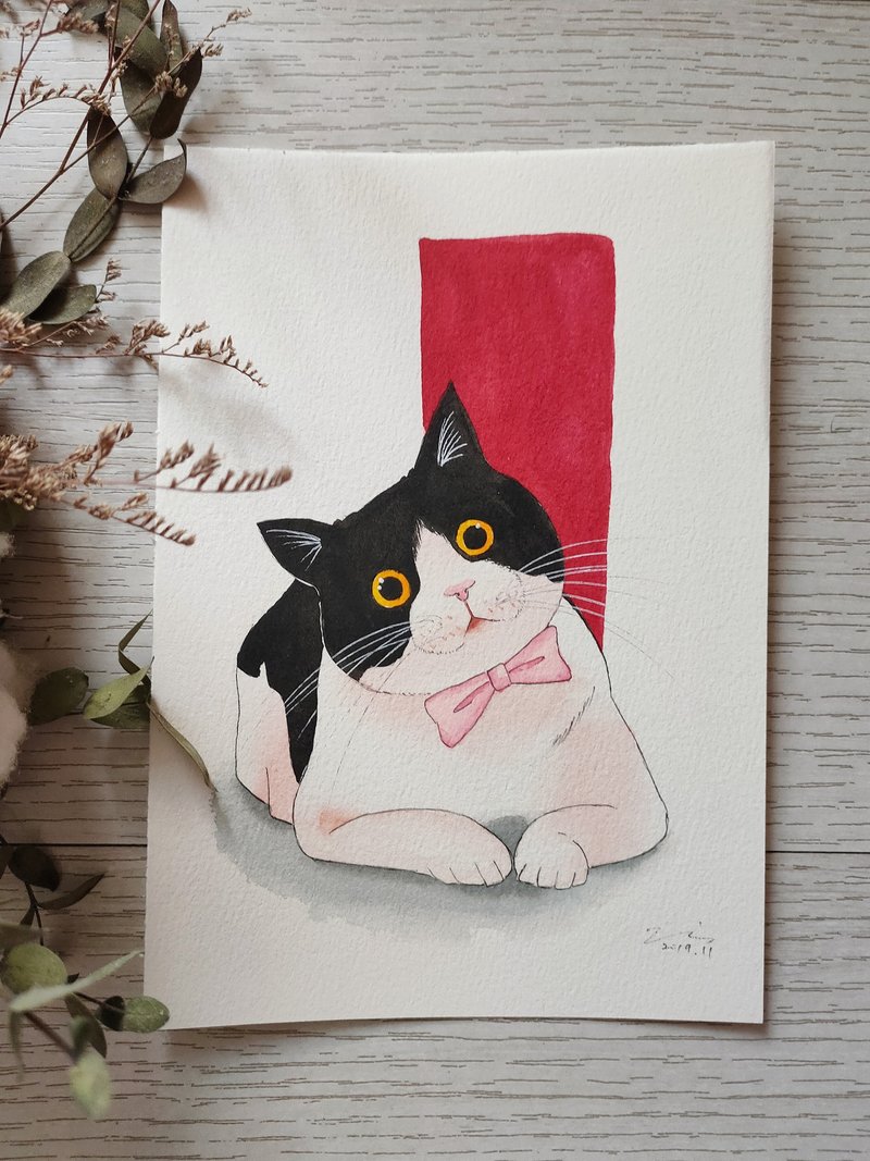 Tuxedo Cat (1) (Original) - Posters - Paper 