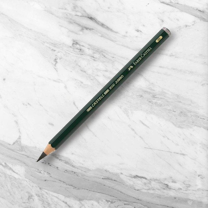 Faber-Castell JUMBO頂級9000 素描鉛筆6B(原廠正貨) - 其他 - 其他材質 黑色