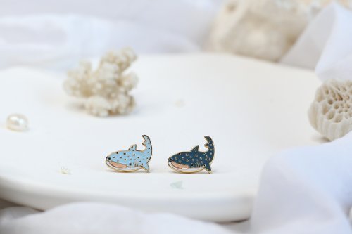 Little OH! 手工飾品 鯨鯊 Whale Shark 海洋生物 手鍊 項鍊 生日禮物 紙盒包裝