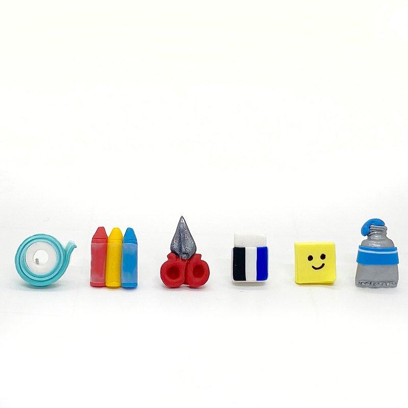 [Anniversary New Products]-Pocket Stationery Control Earrings-Sold separately - Earrings & Clip-ons - Pottery 