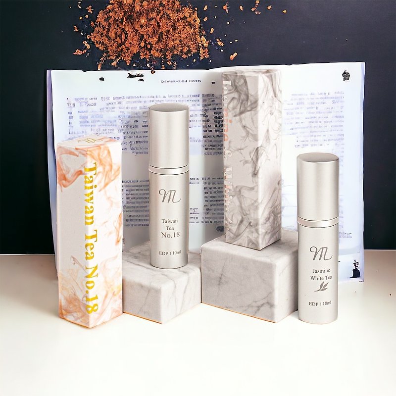 Sun Moon Lake Black Tea Perfume + Jasmine White Tea Perfume EDP/Unisex Perfume/Tea Perfume/Pocket Perfume - Perfumes & Balms - Other Materials 