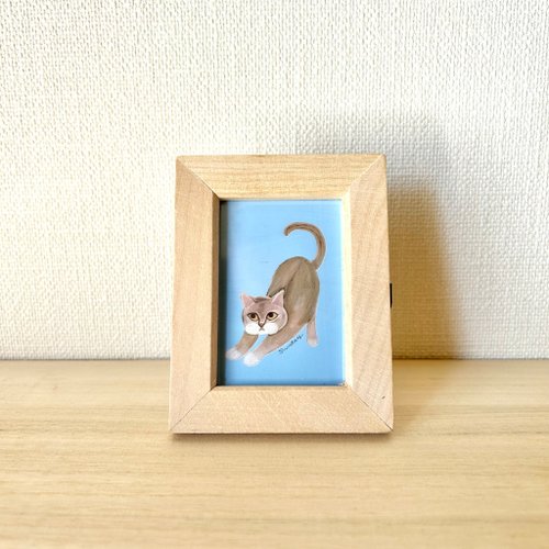 SUNDAY stamp and more ミニフレーム*ねこ