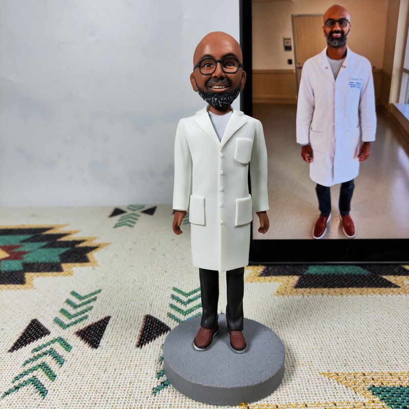 客制化人物公仔 人偶 3D人像畫 似顏繪 肖像 定制 生日 紀念 醫生 - 公仔/玩偶 - 黏土 多色