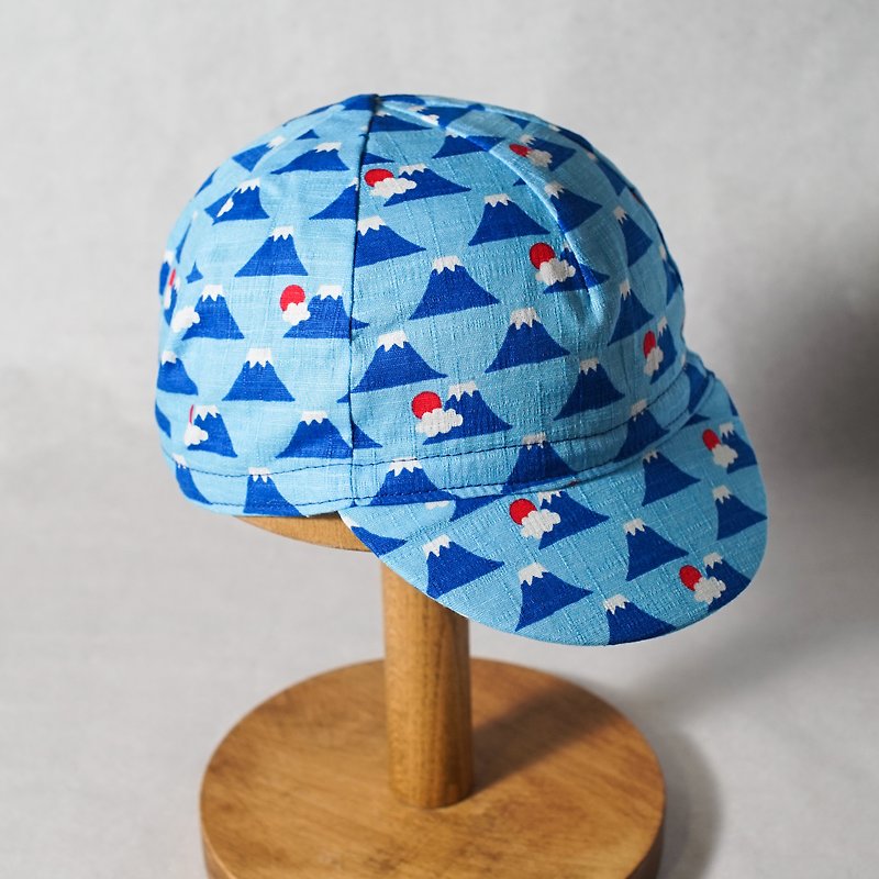 Handmade Cycling cap | Handmade in Hong Kong - จักรยาน - ผ้าฝ้าย/ผ้าลินิน สีน้ำเงิน