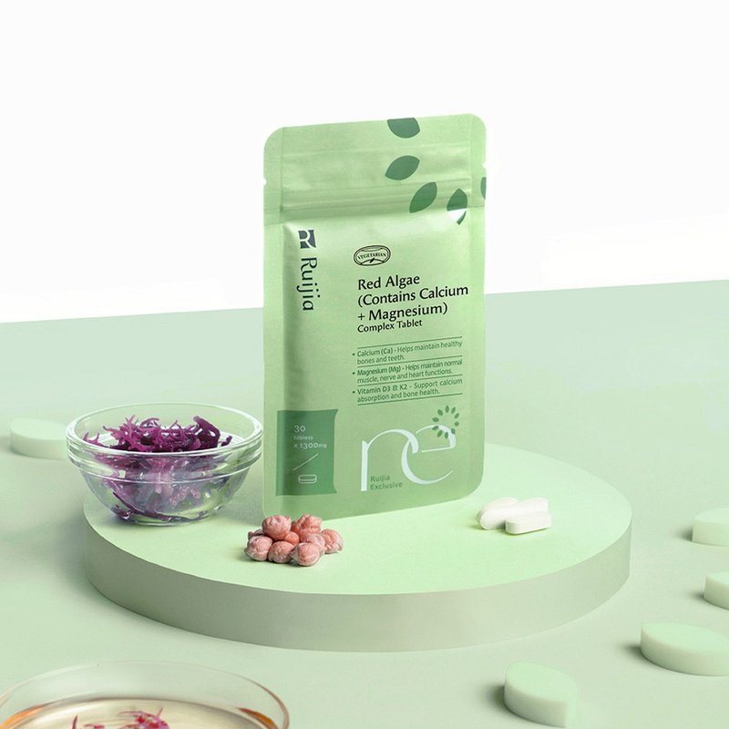 海藻鈣鎂+D3 (30錠) 孕期保健小孩成長 - 保健/養生 - 濃縮/萃取物 綠色