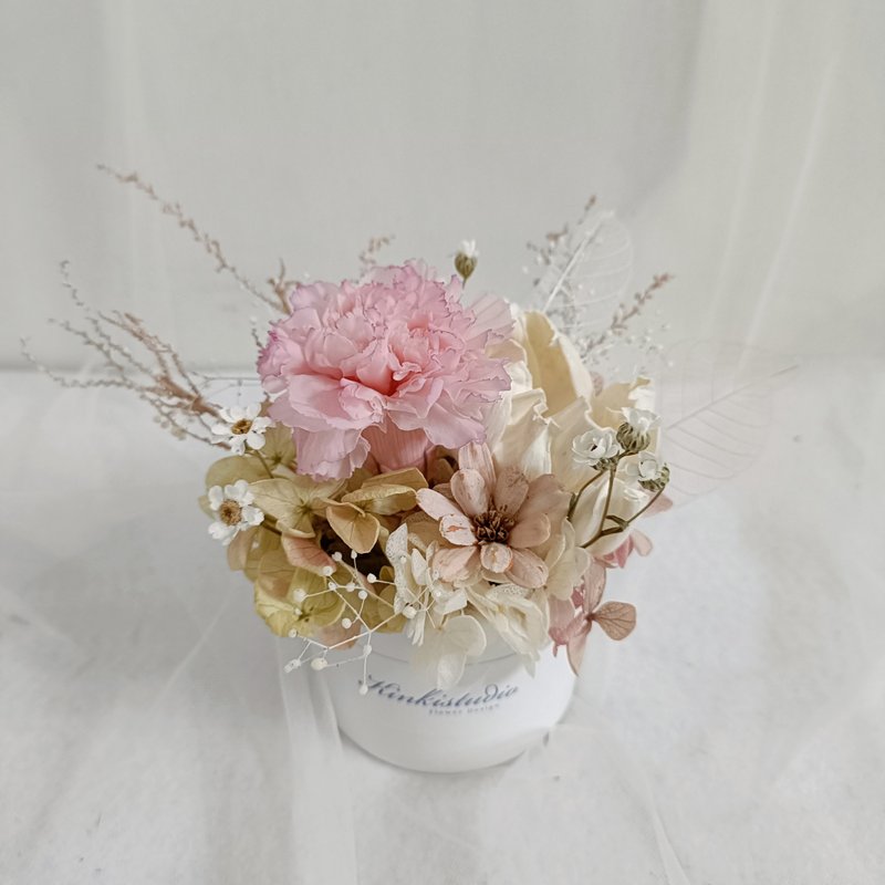 永生康乃馨盆花 結婚捧花永生花畢業花束情人節玫瑰生日禮物c七夕 - 乾燥花/永生花 - 植物．花 多色