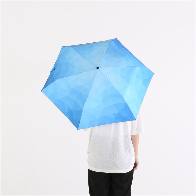 138g 超輕疏水摺疊傘-水系列 - 雨傘/雨衣 - 塑膠 藍色