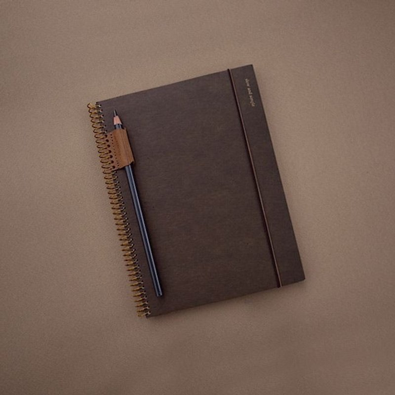 Jstory - Workplace Freshman - Simple Comes Standard Time Book - Dark Brown, JST33243 - Notebooks & Journals - Paper Brown