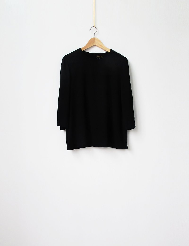 Wahr_Black tops - Women's Shirts - Other Materials 