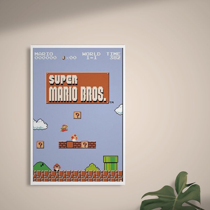 【Nintendo】Super Mario 1-1 Level Poster - โปสเตอร์ - กระดาษ หลากหลายสี