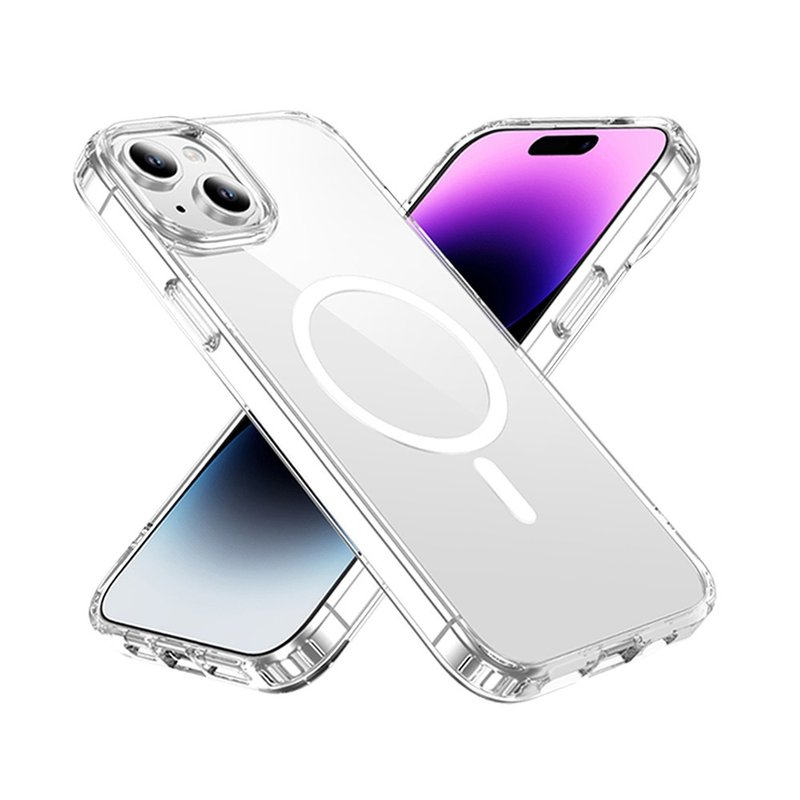 VOYAGE 抗摔防刮保護殼-Pure MAG-透明-iPhone 15 (6.1) - 手機殼/手機套 - 其他材質 透明