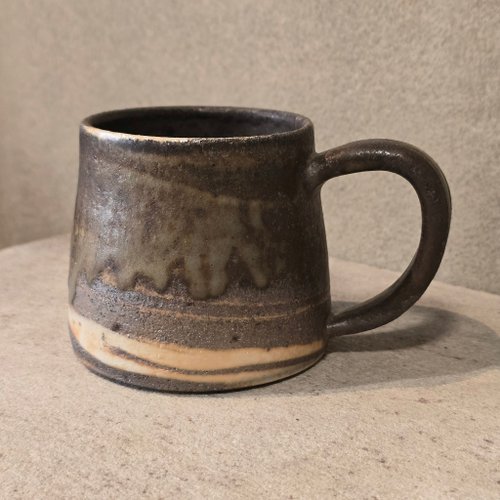 陶蕊Tao Ruei 柴燒陶絞泥馬克杯 / 咖啡杯