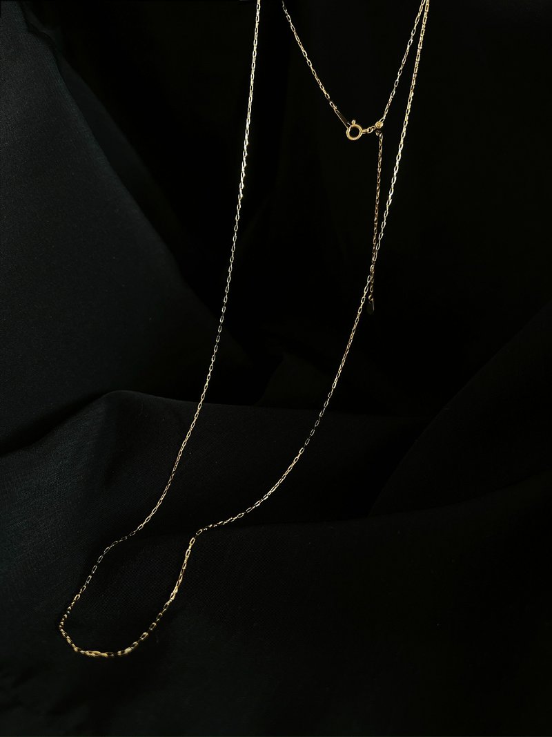 16Gemini- 18K Solid Gold Chain Necklace - สร้อยคอ - เครื่องประดับ สีทอง