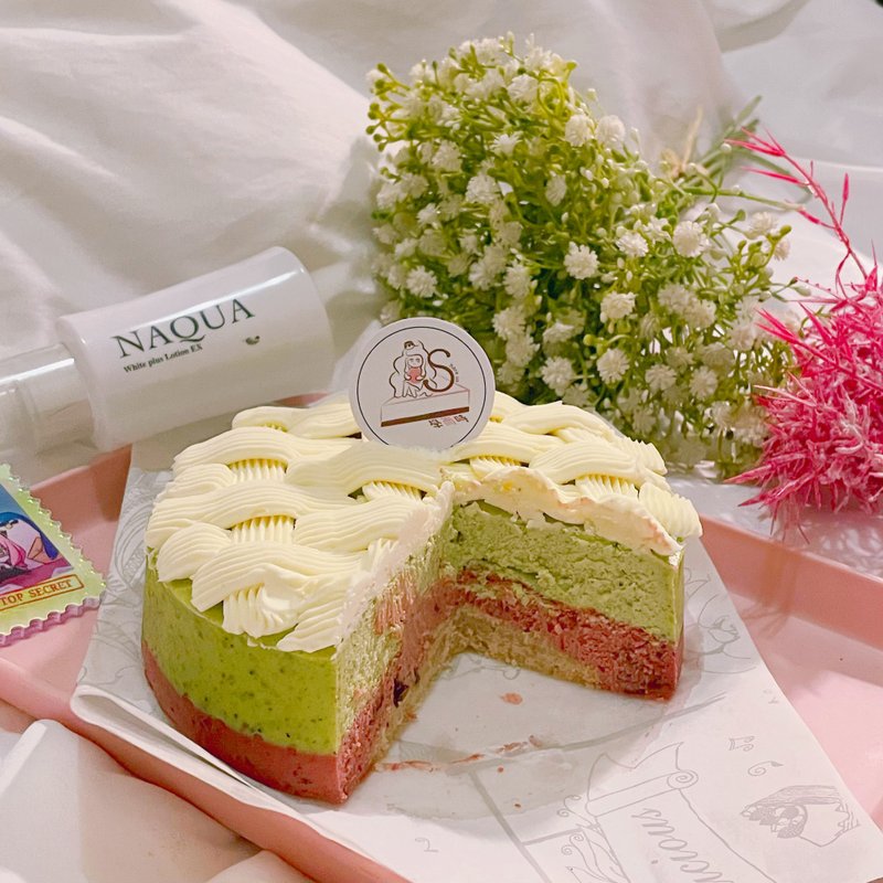 學而時shareus-開心果莓莓起司蛋糕 重乳酪 - 蛋糕/甜點 - 新鮮食材 綠色