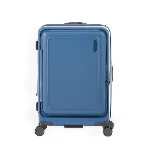 MONOCOZZI URBANITE | 72公升 26英寸可擴展4輪 TSA鎖定翻蓋式行李箱-石板藍