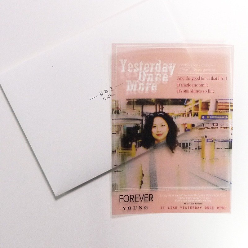 Good Times | Old Times Exclusive to You-03 Transparency Growth Greetings Commemorative - Other - Waterproof Material Pink