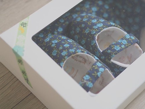 Cocon Zakka 英國藍秋冬季款 · 彌月禮盒兩件組