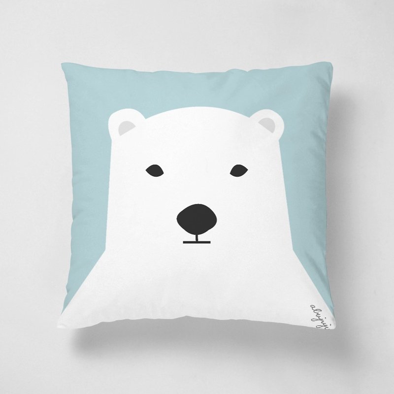 シロクマ Polar bear 抱き枕 (40cm) - 枕・クッション - その他の素材 ホワイト