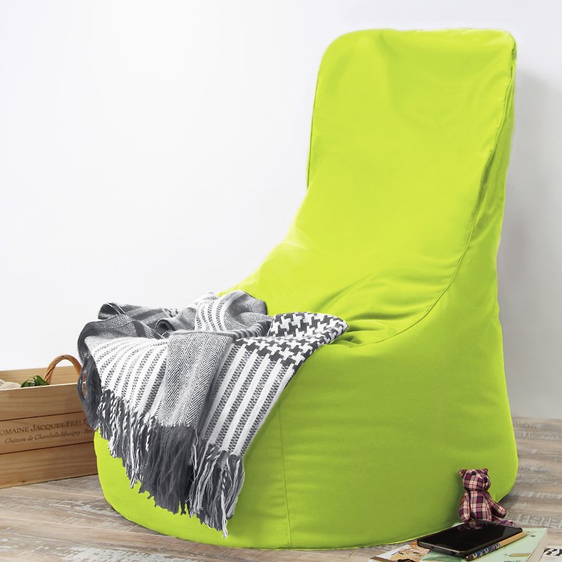 Lazy bone reclining chair (large). Yellow and green (a 50% discount coupon is given when you purchase it) - เฟอร์นิเจอร์อื่น ๆ - วัสดุอื่นๆ สีเหลือง