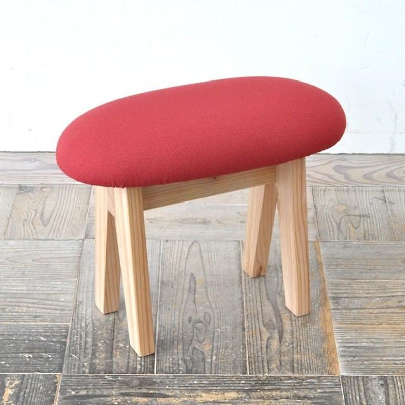 Cutie chair (Natural × red) - เฟอร์นิเจอร์อื่น ๆ - ไม้ สีแดง