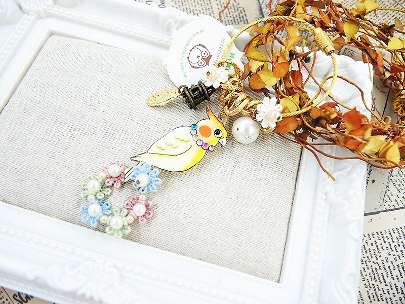 §HUKUROU§ sun bird bag ornaments - Keychains - Other Metals 