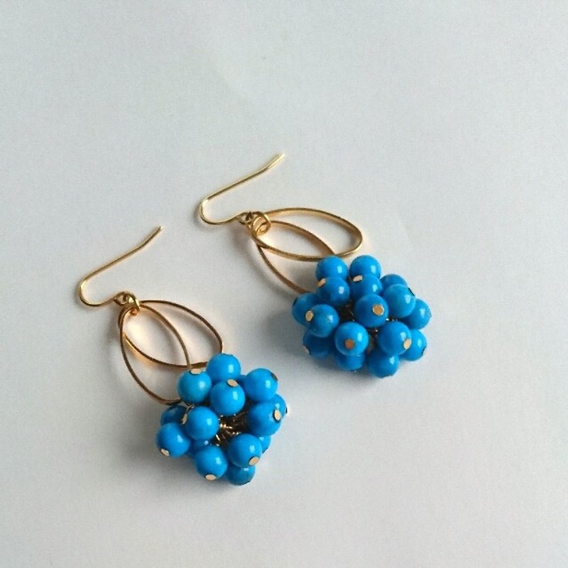 Plenty of blue Howe Light earrings (earrings) - Earrings & Clip-ons - Gemstone Blue