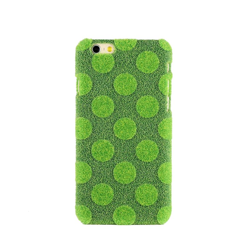 ShibaCAL Dots for iPhone6/6s Plus - เคส/ซองมือถือ - วัสดุอื่นๆ สีเขียว