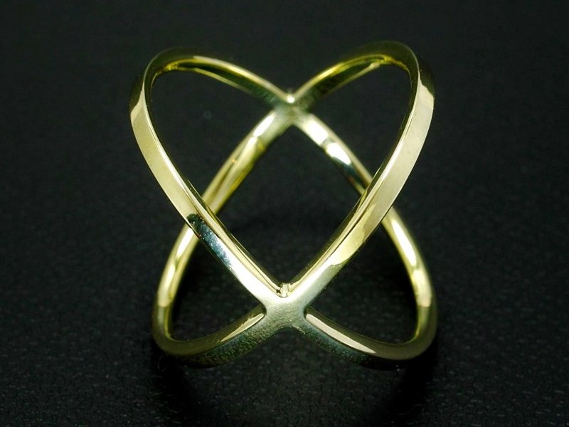 Japan Quality | inGod LOVE Ring KISS 18K - 戒指 - 其他金屬 金色