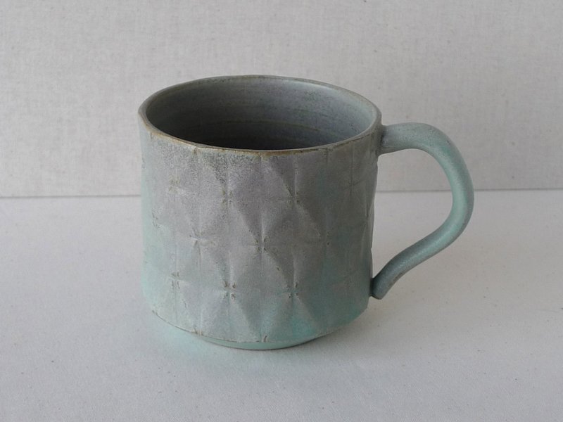 Diamond crest mug - แก้วมัค/แก้วกาแฟ - วัสดุอื่นๆ สีน้ำเงิน