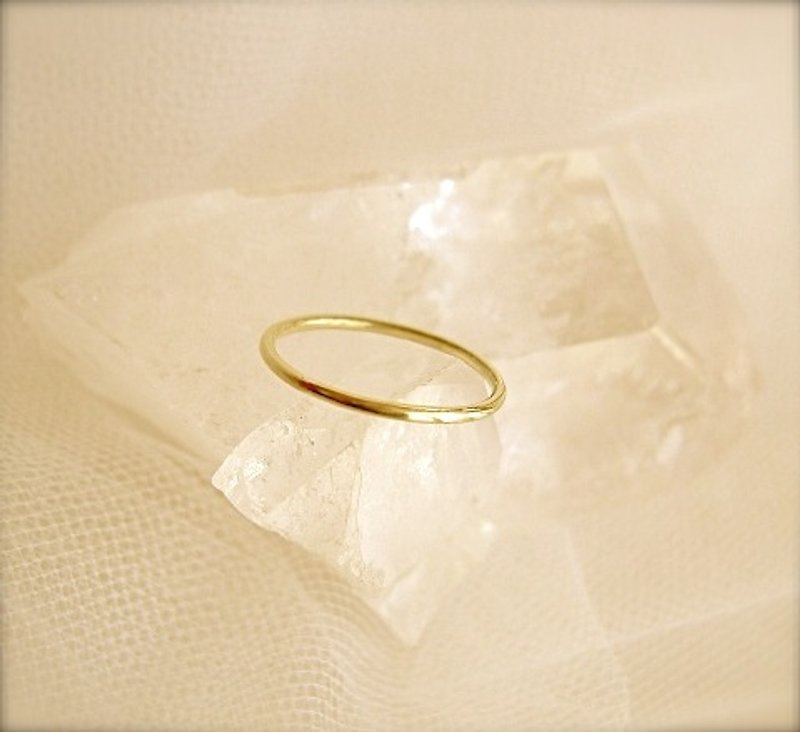 Plain ring - แหวนทั่วไป - โลหะ สีทอง