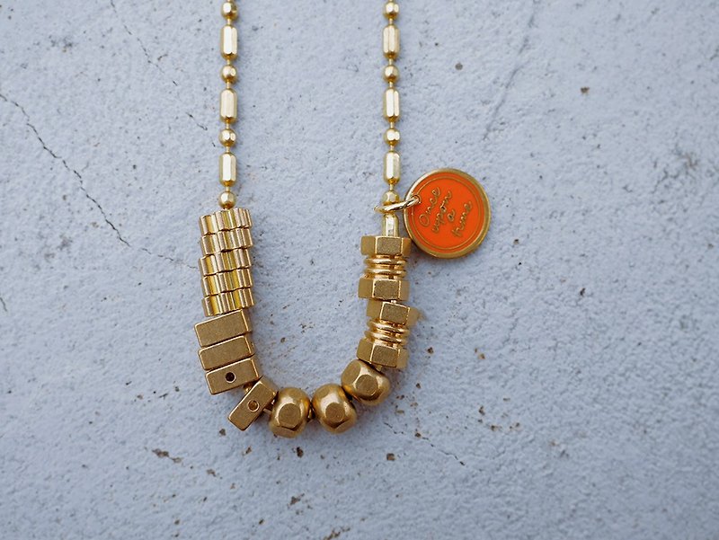 A PART OF - Orange *Bracelet - Bracelets - Other Metals Gold