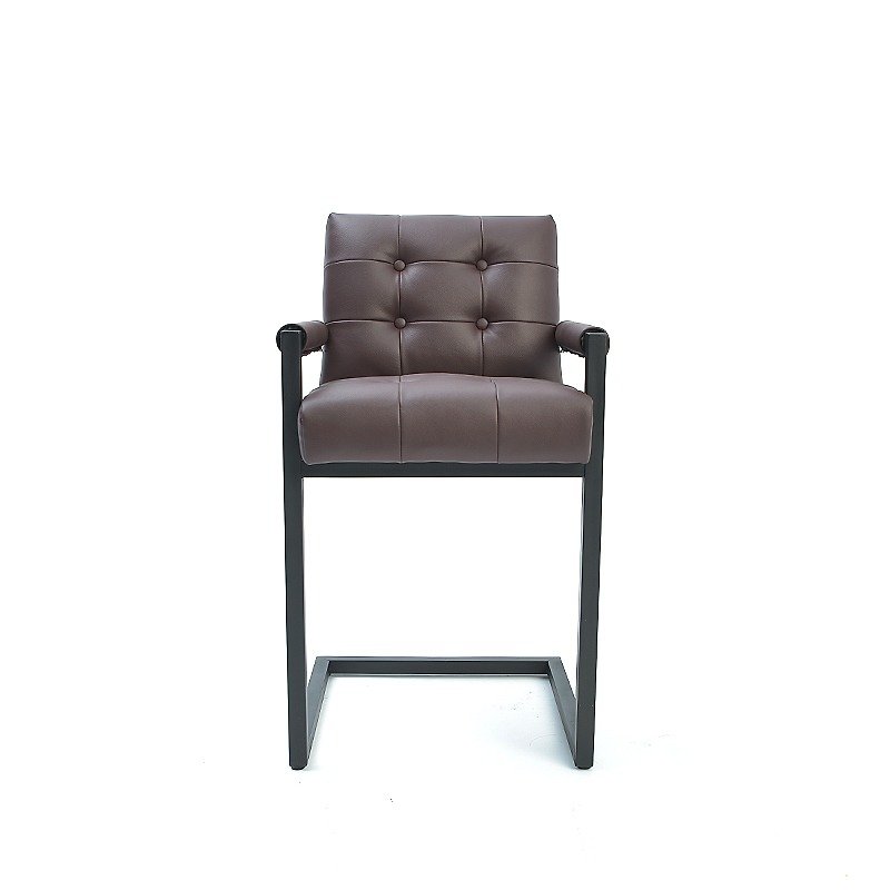 Industrial wind single_sofa chair - Leather Goods - Genuine Leather 
