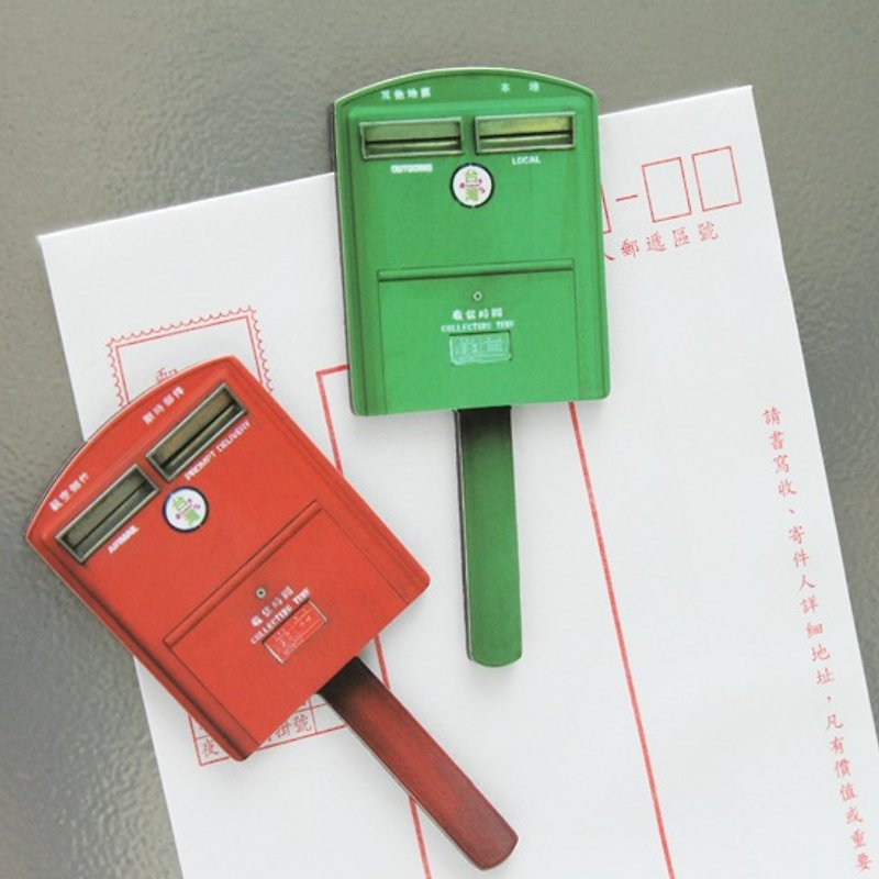 台灣好物磁鐵–郵筒 - 磁石貼/磁鐵 - 紙 紅色