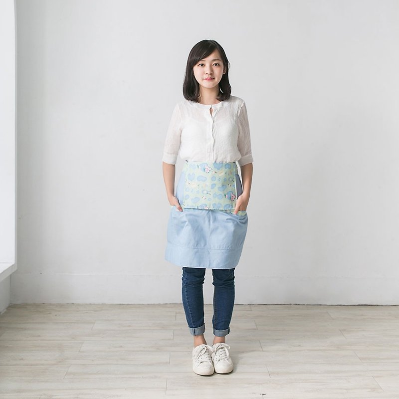 Comfort Zone-Host of Apron (Half) - Aprons - Other Materials Blue